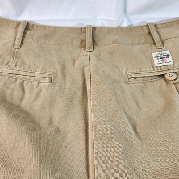 Polo Jeans Company Ralph Lauren Mens Pants PJC Beige 36x30 Cotton Straight Leg - Picture 7 of 15